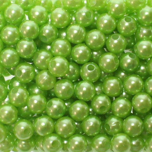 250 Kunstperlen 8mm Perlen Wachsperlen Dekoperlen Bastelperlen Loch Kunstperlen 