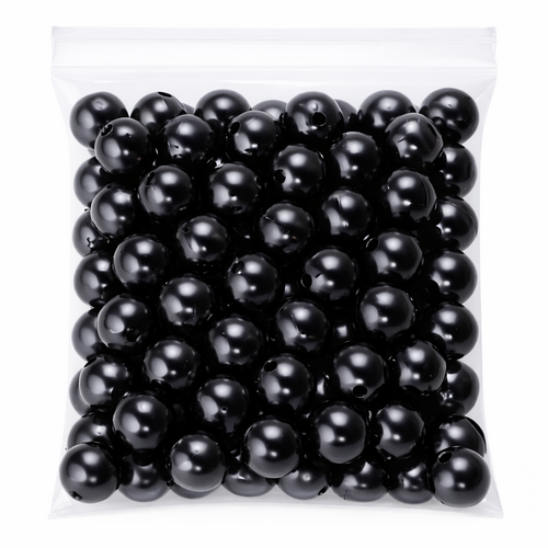 115 Kunstperlen 10mm Wachsoptik Dekoperlen Bastelperlen Kunststoff Perlen 