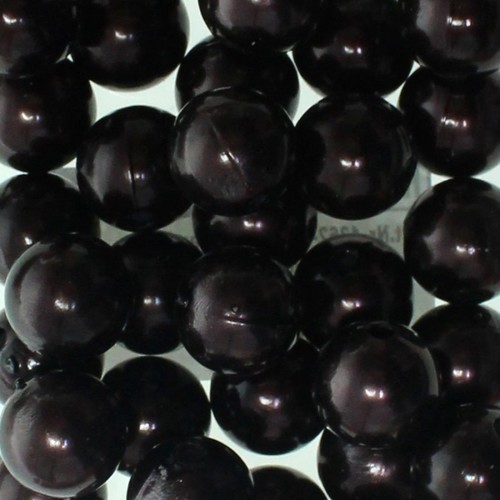 35 Kunstperlen 14mm Perlen Wachsperlen Dekoperlen Bastelperlen Loch Kunststoff 