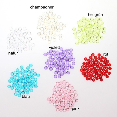 1200 Raindrops Tautropfen Pearls Tischdeko Streu Kommunion Taufe Hochzeit