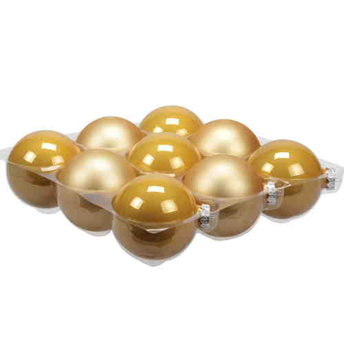 9 Christbaumkugeln 10cm Glas Weihnachtskugel Kugel Baumschmuck 100mm Weihnachten 