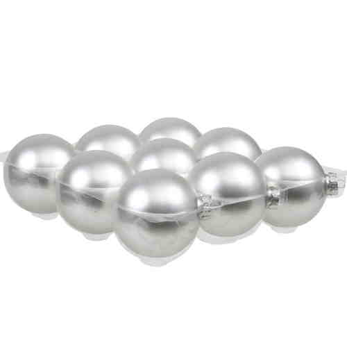 9 Christbaumkugeln 10cm Glas Weihnachtskugel Kugel Baumschmuck 100mm Weihnachten 