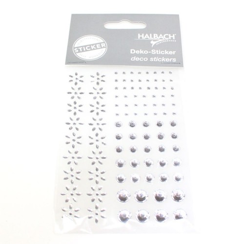 80 Strasssticker 2-7,5mm Strassaufkleber Diamantsticker Diamantaufkleber Stra�sticker