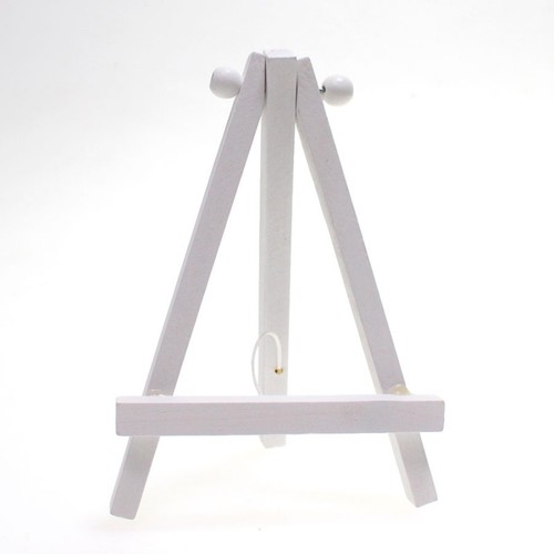 6 Tischkartenhalter Holz mini Staffelei 15 x10cm Kartenhalter Tischstaffelei 