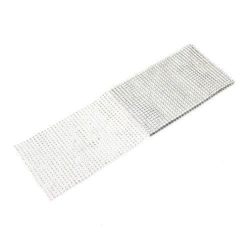 1,5m Strassband B12cm silber Tischband Dekoband Schleifenband Zierband Glitzerband