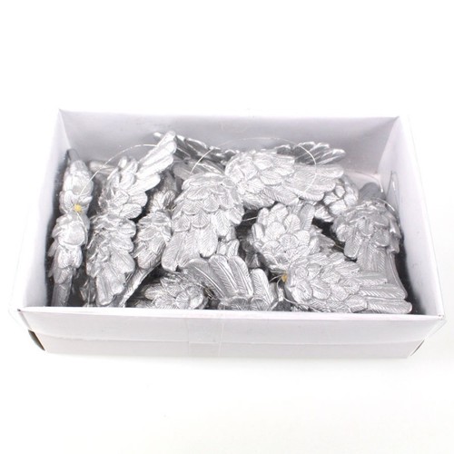 18 Engelsfl�gel Engel Fl�gel H�nger 3x7cm Polyresin Weihnachtsbaum Winter Deko 