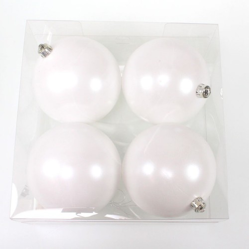 4 Christbaumkugeln 120mm Kugel Kunststoff Baumschmuck Weihnachtskugel Dekokugeln 