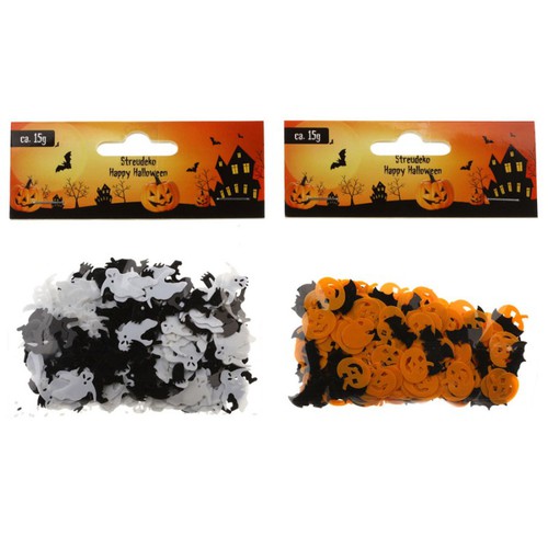 Streudeko Halloween Konfetti ca. 15gr K�rbis Fledermaus oder Geist Hexe