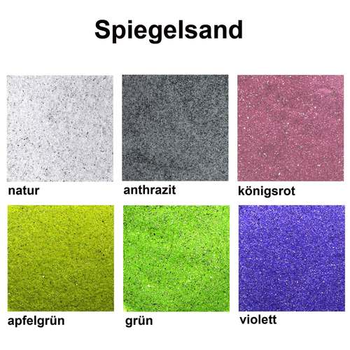 1kg Spiegelsand Glitzersand Sand Streudeko Dekosand Farbsand Mirror