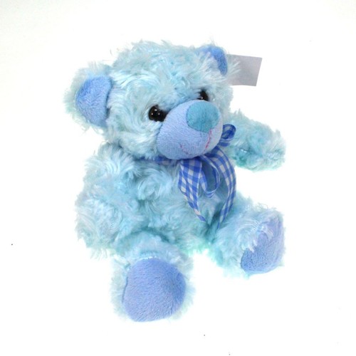Stoffb�r Pl�schbar 15cm mit Schleife Teddyb�r Taufe Geburt Baby 