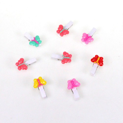 8 Zwicker W�scheklammern Dekoklammern m Schmetterlingen Sommer Fr�hling Deko