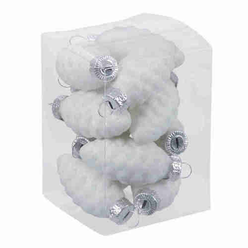 12 Tannenzapfen Glas Christbaumkugeln Zapfen Weihnachtsschmuck 60mm 6cm Baumdeko 