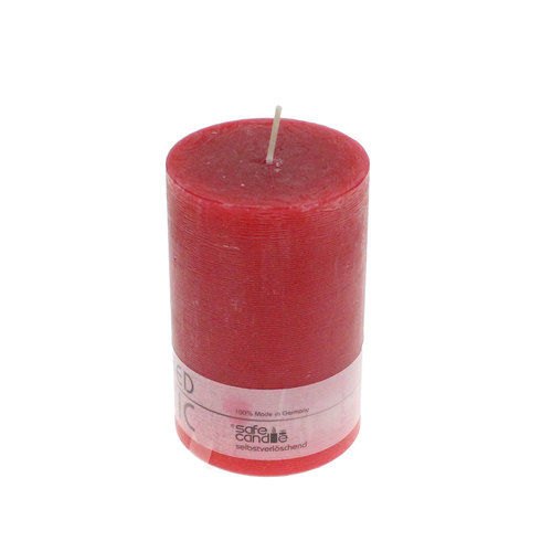 Kerze Rustic 110x70mm selbstverl�schend sichere Kerze Stumpenkerze Tischkerze 