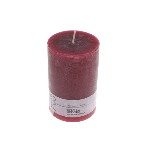Kerze Rustic 140x70mm selbstverl�schend sichere Kerze Stumpenkerze Tischkerze 