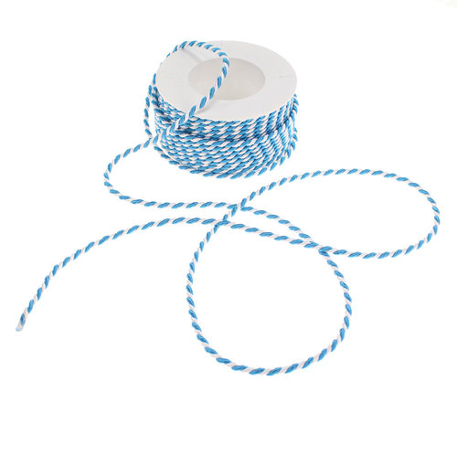 25m x 4mm Kordel 2-farbig Dekoschnur Dekokordel Schnur Seil  