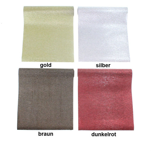 5m x 25cm Tischband Luxor Glitteroptik metallic Glitzer Tischl�ufer Tischdeko