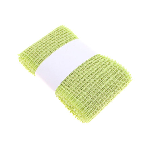 2m x 60mm Juteband Jutestr�ngchen Geschenkband Gitterband Jute Deko Band  