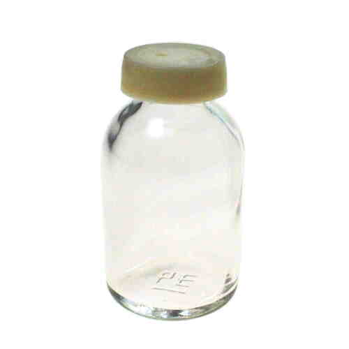 10 Glasflaschen mini H6cm 3cm Lochdeckel  ca20ml Flasche Glas Minivase Vase