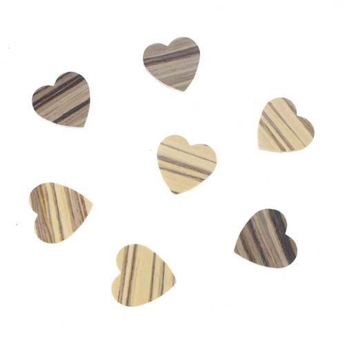 36 Herzen Holz 3,5cm Streudeko Holzherzen Holzherz Streuherzen Deko Tischdeko 
