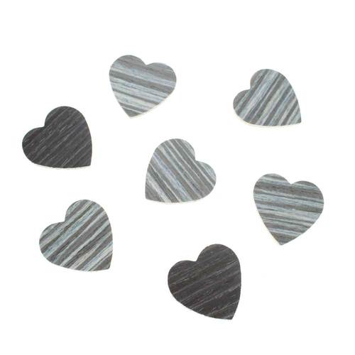 36 Herzen Holz 3,5cm Streudeko Holzherzen Holzherz Streuherzen Deko Tischdeko 
