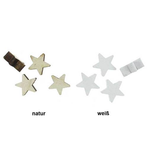 48 Sterne Holz 2,5cm Holzsterne Tischdeko Streuartikel Streudeko Deko Basteln