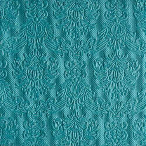 15 Servietten Elegance gepr�gt 33x33cm hochwertig Bl�te Ornament edel elegant 