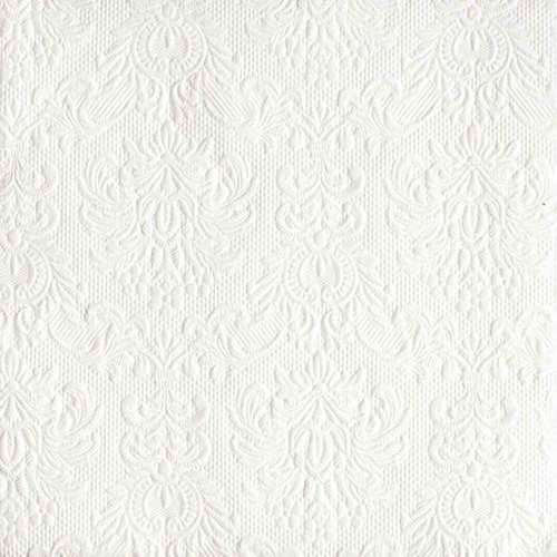 15 Servietten Elegance gepr�gt 33x33cm hochwertig Bl�te Ornament edel elegant 