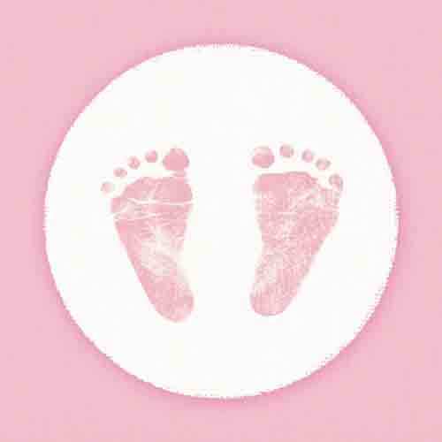 20 Servietten Babyf��e Baby F��e Steps 3-lagig 33x33cm Junge M�dchen Geburt Taufe 