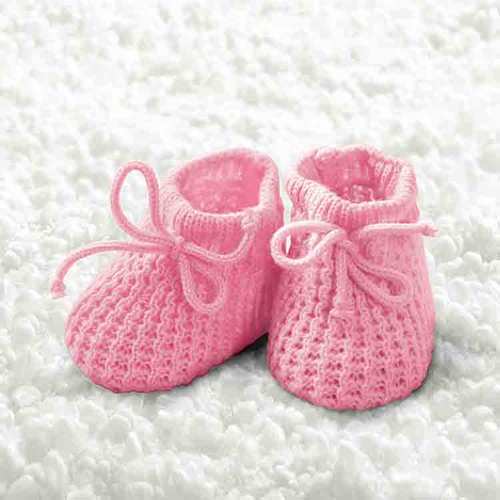 20 Servietten Babyschuhe Baby Schuhe Booties 3-lagig 33x33cm Junge M�dchen Geburt Taufe 