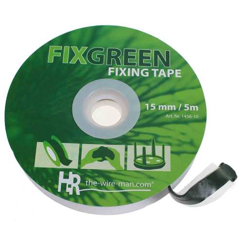 5m Fix Green Klebemasse 15mm Knetmasse Doppelklebeband wasserfest gr�n Kleber Rolle
