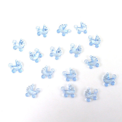 Tischdeko Babyf��e hellblau Kerze Servietten Taufe Geburt Babysteps 