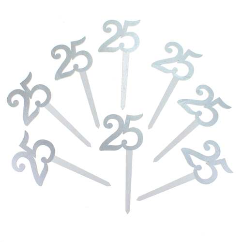 Stecker Jahreszahl 50/25 Jubil�um Holz 25cm Jubil�um Geburtstag Hochzeitstag 