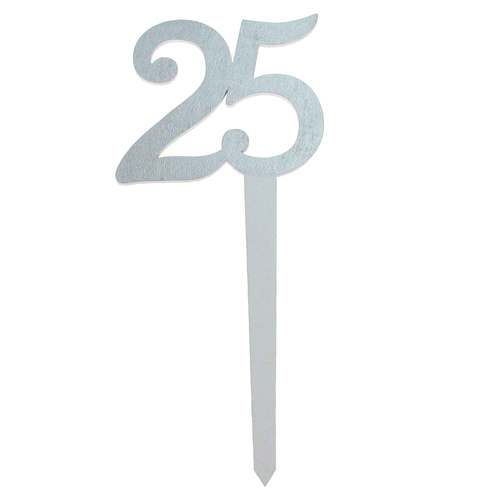 Stecker Jahreszahl 50/25 Jubil�um Holz 25cm Jubil�um Geburtstag Hochzeitstag 