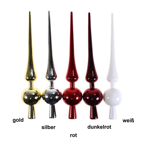 Baumspitze Christbaum 30cm Kunststoff Weihnachtsbaum Topping Spitze Baumschmuck