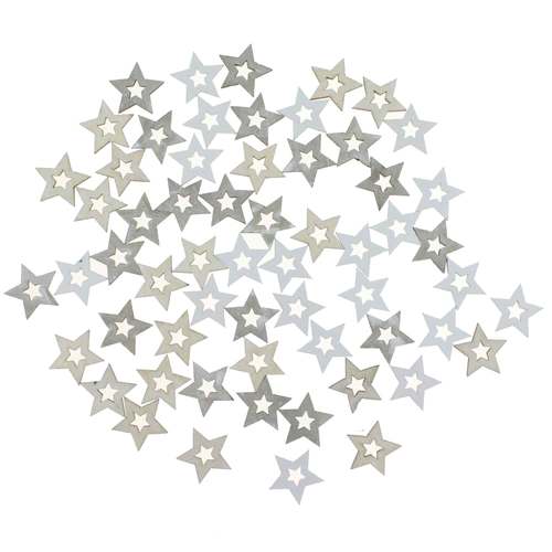 60 Holz Streuteile Tannenb�ume Sterne Bl�tter Schneeflocke Deko Figuren Herbst Weihnacht