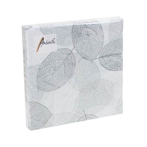 20 Servietten Natural Leaves 3-lagig 33x33cm Tissue Blatt Bl�tter Natur Herbst 