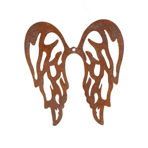 Engelsfl�gel Edelrost ca16x11,5cm Metall Engel Deko Fl�gel Weihnachten Garten