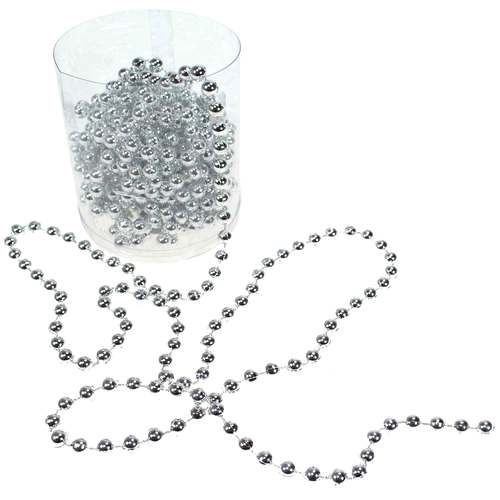 8m Perlengirlande Perlenkette Perlen 8mm Perlenschnur Baumschmuck Deko Kette 
