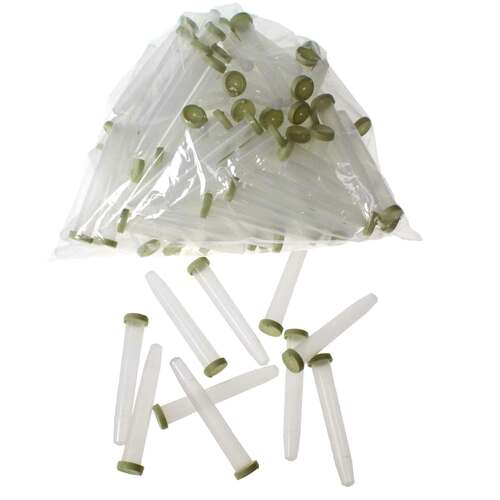 Orchideenr�hrchen Wasserr�hrchen Blumenr�hrchen Reagenzglas m. Deckel Kunststoff 