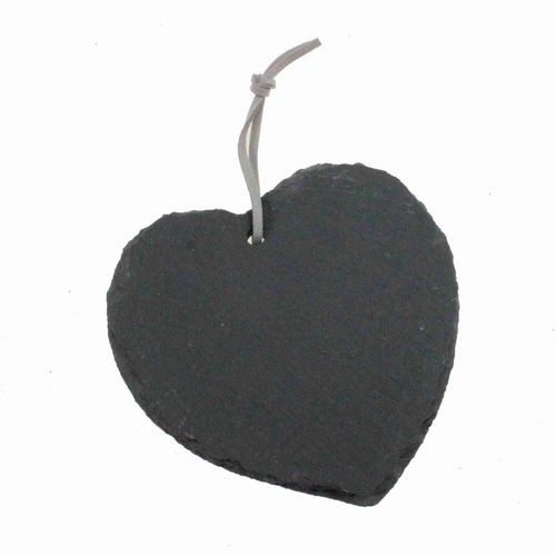 Herz Schiefer 11cm Schieferherz Schiefertafel Schieferplatte H�nger Dicke 4-5mm