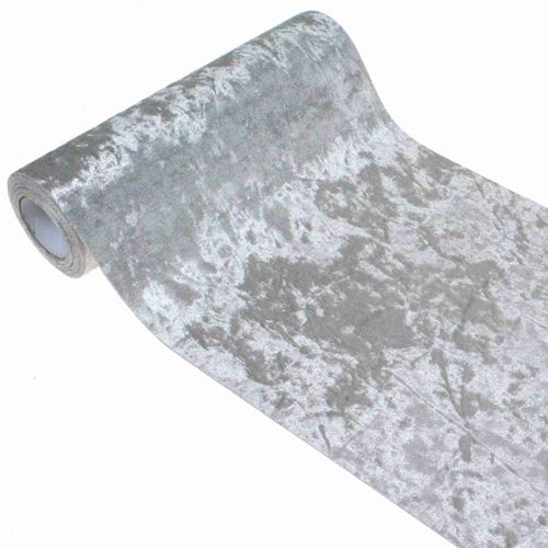 3m Dekostoff Samt B20cm Tischl�ufer Tischband Deko Stoffband Bastelstoff Stoff 