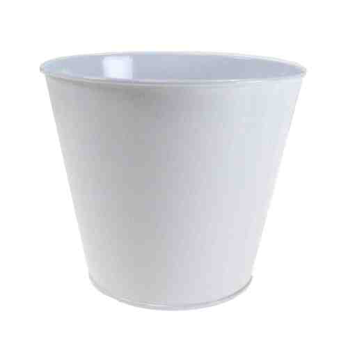 6 Eimer 14xH12,5cm �bertopf Blech Metalleimer Zinkeimer Blumentopf Pflanztopf 