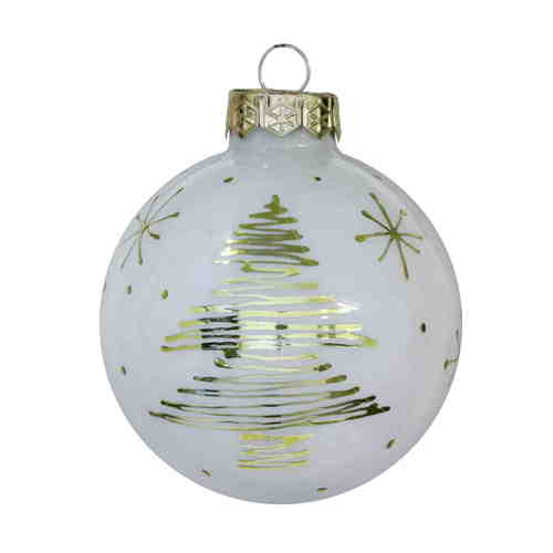 Weinachtskugel 75mm B�ume Sterne Christbaumkugel Baumschmuck Weihnachten Deko 