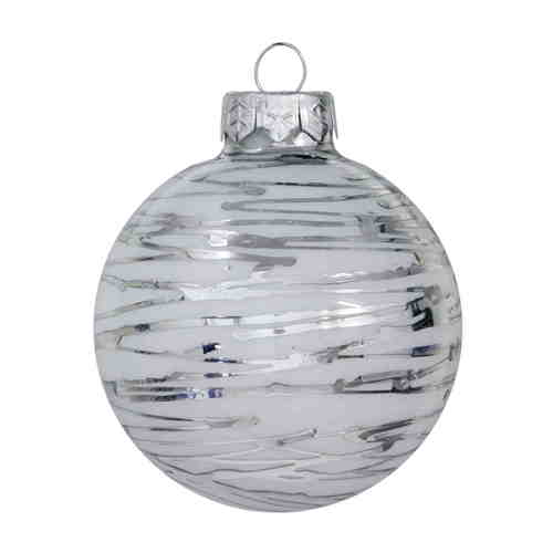 Weinachtskugel 75mm stilisiert Christbaumkugel Baumschmuck Weihnachten Deko 