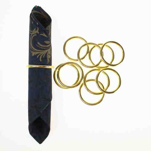 10 Serviettenringe  shabby look Kunststoff 5,5cm Hochzeit Taufe Kommunion 