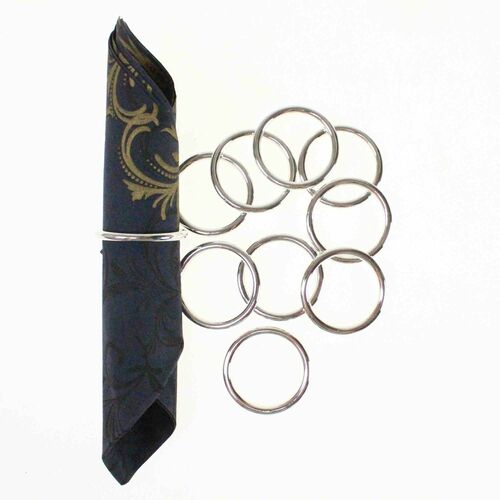 10 Serviettenringe  shabby look Kunststoff 5,5cm Hochzeit Taufe Kommunion 