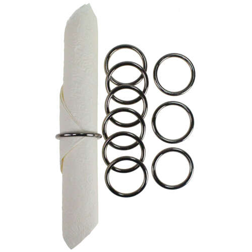 10 Serviettenringe  shabby look Kunststoff 5,5cm Hochzeit Taufe Kommunion 