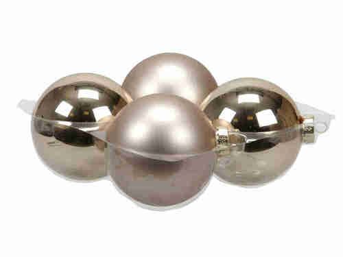 4 Christbaumkugeln 10cm Glas Weihnachtskugel Kugel Baumschmuck 100mm Weihnachten 