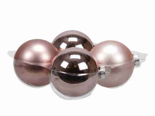 4 Christbaumkugeln 10cm Glas Weihnachtskugel Kugel Baumschmuck 100mm Weihnachten 