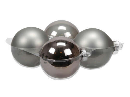 4 Christbaumkugeln 10cm Glas Weihnachtskugel Kugel Baumschmuck 100mm Weihnachten 